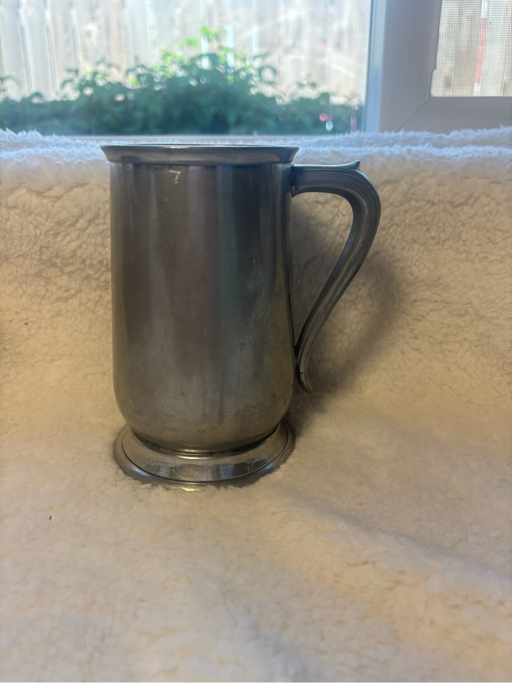 Smooth English Pewter Pint Beer Mug - Made in Sheffield